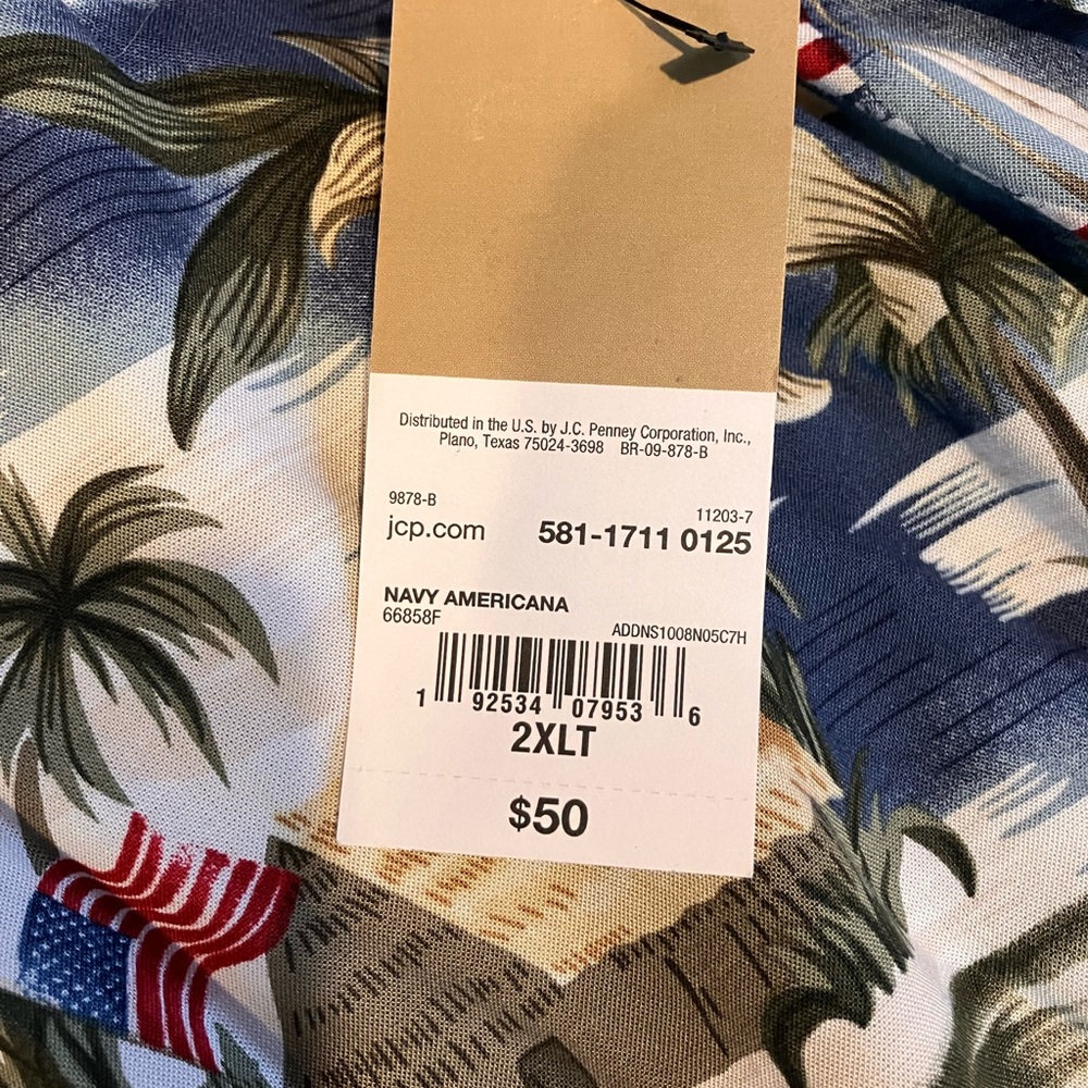 The Foundry Supply Co. Hawaiian Button-Down 2XLT - Picture 5 of 5